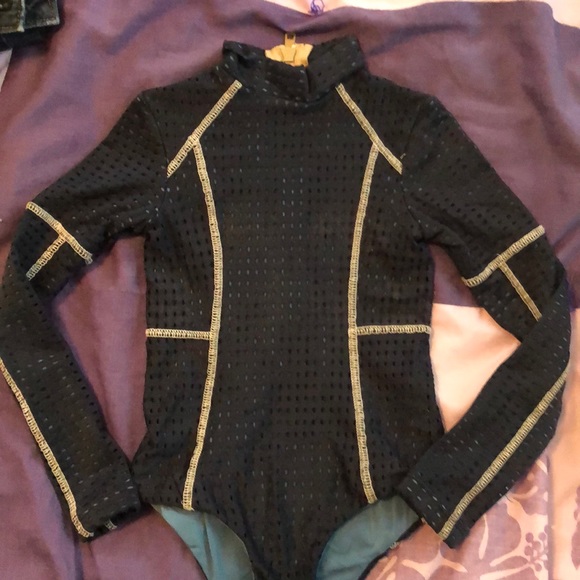 Acacia honey navy swimsuit